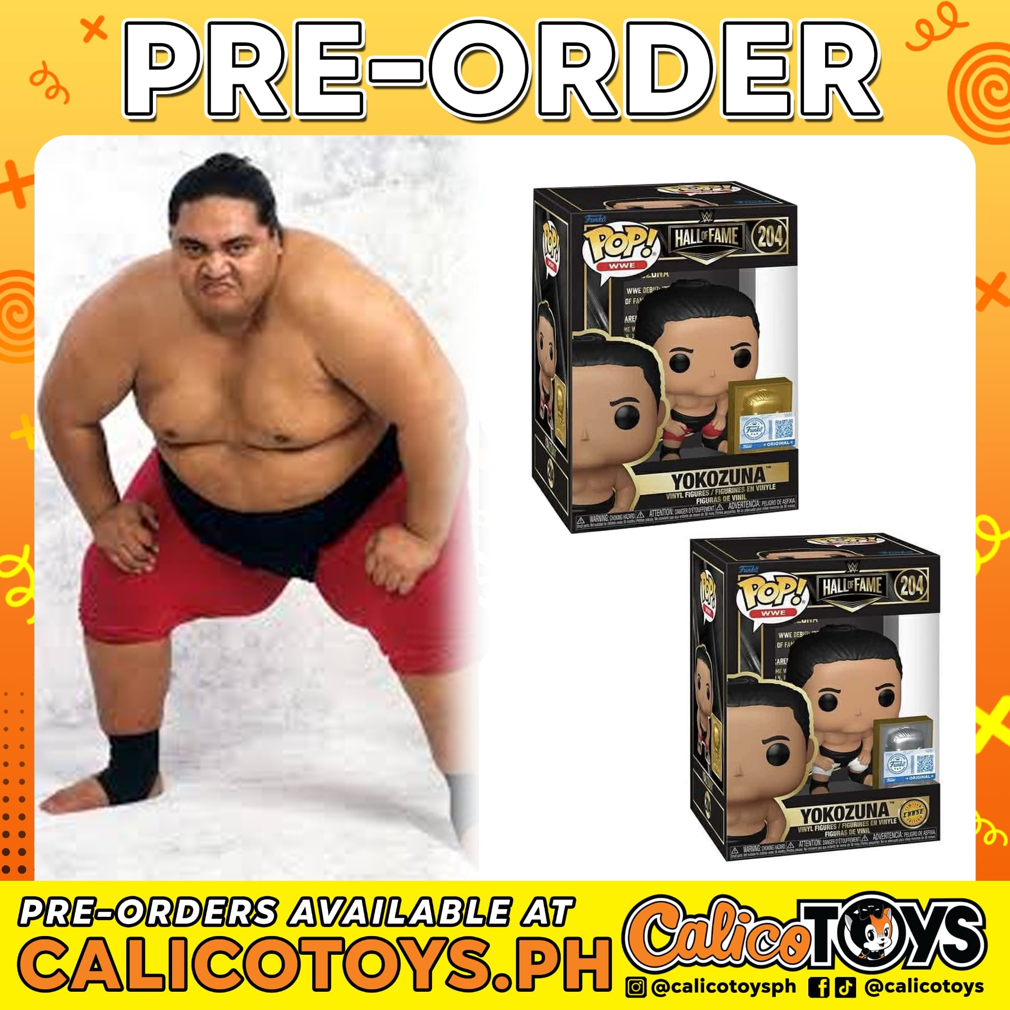 PRE-ORDER - Hall of Fame Yokozuna POP!