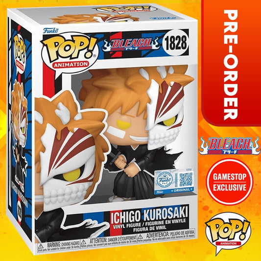 Funko POP! Animation: Bleach - Ichigo Kurosaki (Gamestop Exclsuive) #1828