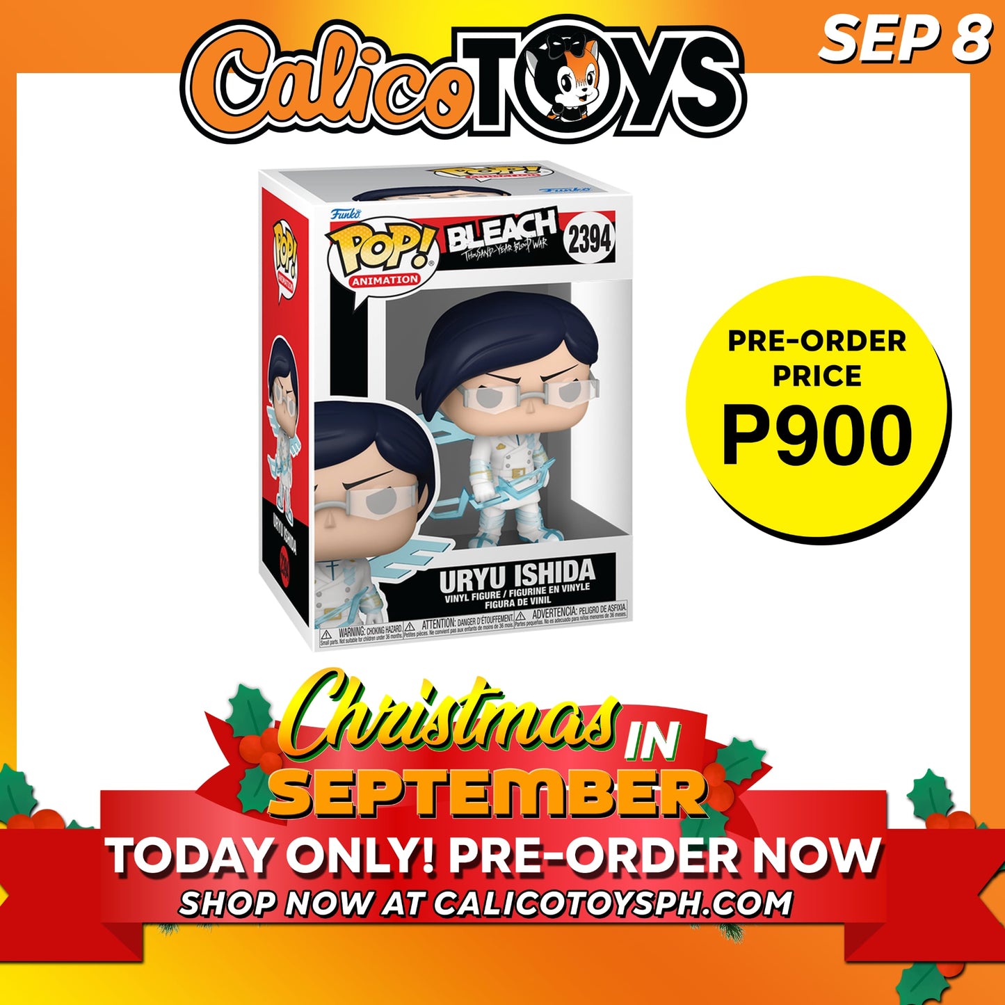Funko POP! Animation: Bleach - Uryu Ishida #2394