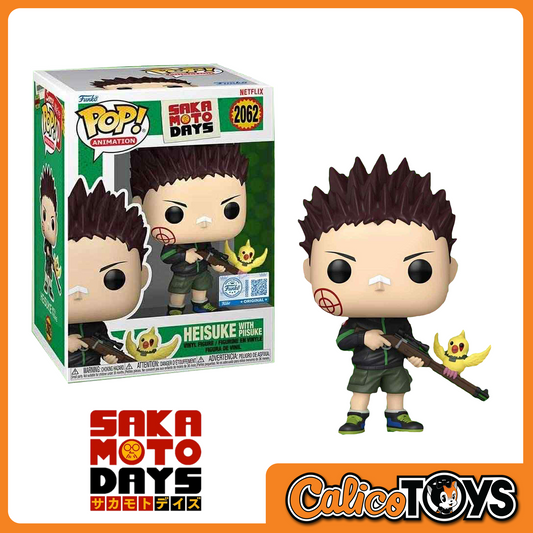 Funko POP! Animation: Sakamoto Days - Heisuke with Piisuke (Funko Shop Exclusive) #2062