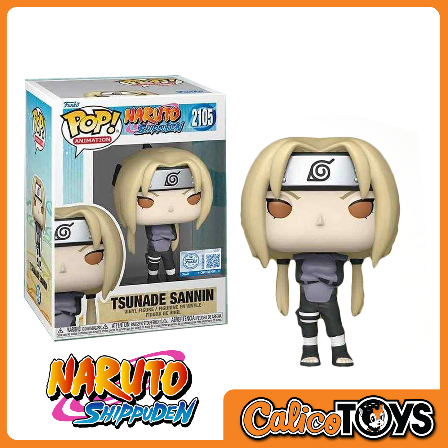 Funko POP! Animation: Naruto - Tsunade Sannin (Entertainment Earth Exclusive) #2105