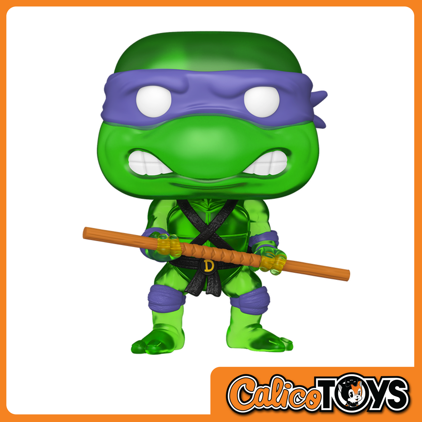 Funko POP! Television: Teenage Mutant Ninja Turtles - Donatello Translucent Green (Funko Shop Exclusive) #1702