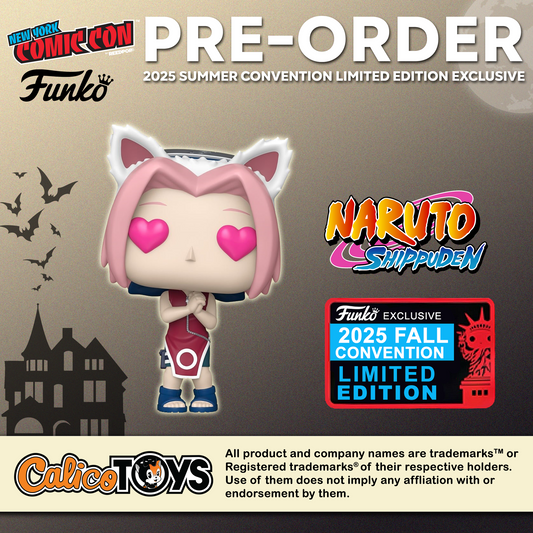 POP! Animation: Naruto Shippuden - Sakura Haruno Sasuke's Paw Encyclopedia (2025 Fall Convention Exclusive)