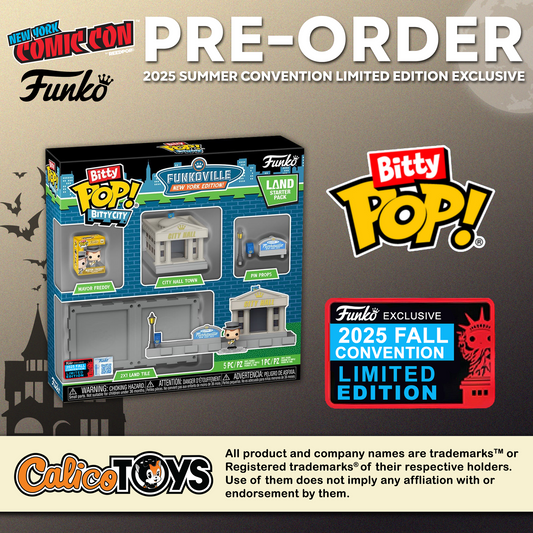 Bitty POP! - Bitty City Funkoville New York Land Starter Pack (2025 Fall Convention Exclusive)
