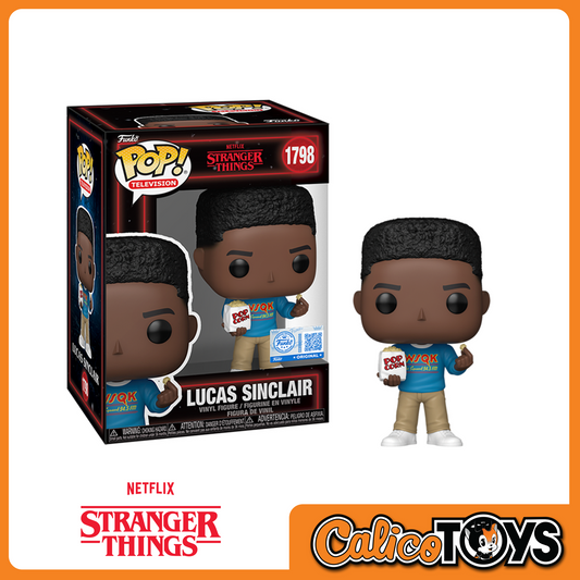 Funko POP! Television: Netflix Stranger Things - Lucas Sinclair with Popcorn (Target Exclusive) #1798