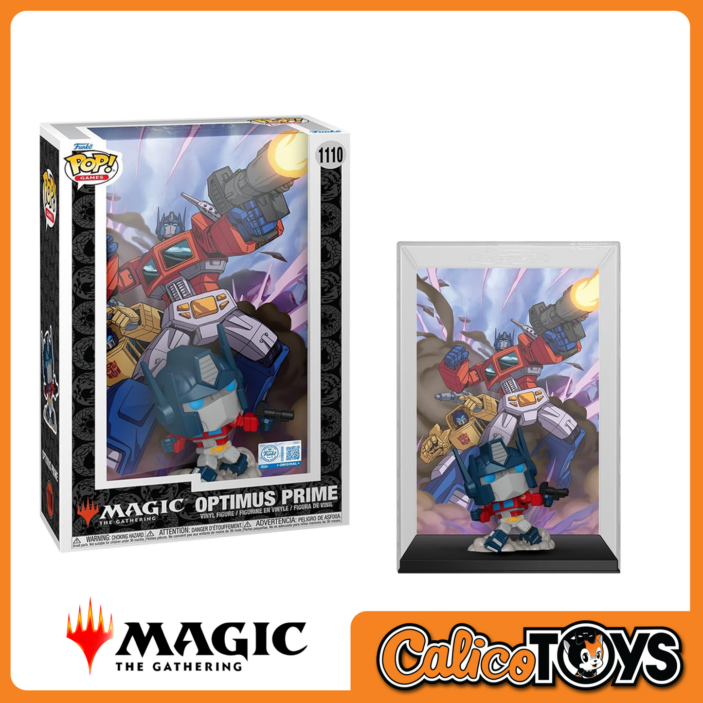 Funko POP! Game Cover: Magic the Gathering - Optimus Prime (Amazon Exclusive) #1110