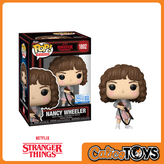 Funko POP! Television: Netflix Stranger Things - Nancy Wheeler with Shotgun (Funko Shop Exclusive) #1802
