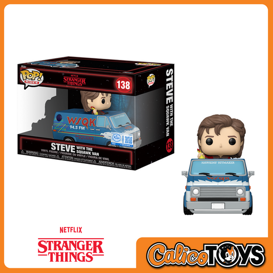 Funko POP! Television Rides: Netflix Stranger Things - Steve with Squawk Van (Target Exclusive) #138