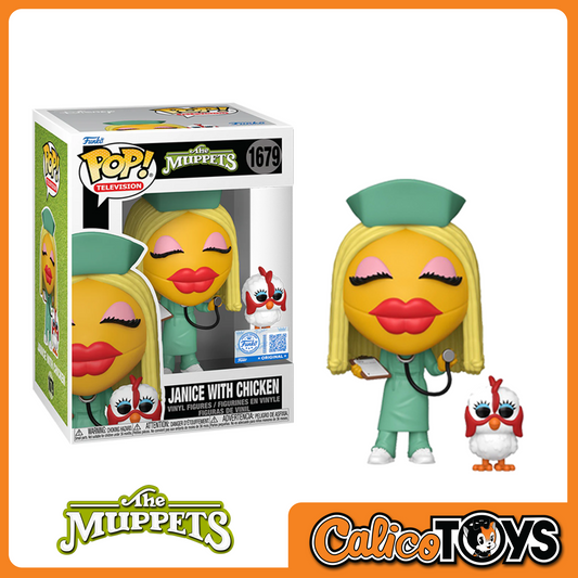 Funko POP! Television: The Muppets - Janice with Chicken (Funko Shop Exclusive) #1679