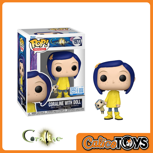 POP! Movies: Coraline - Coraline w/ Doll (Gamestop Exclusive) #1973