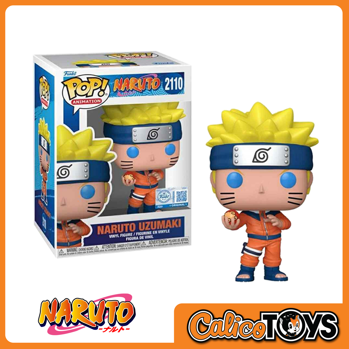 Funko POP! Animation: Naruto Shippuden - Naruto Uzumaki (Funko Shop Exclusive) #2110