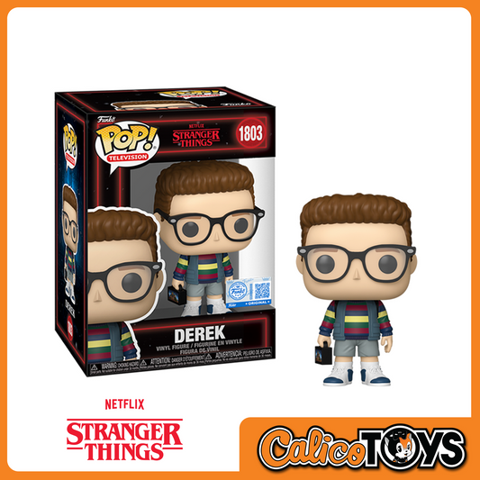 Funko POP! Television: Netflix Stranger Things - Derek Turnbow  (Amazon Exclusive) #1803