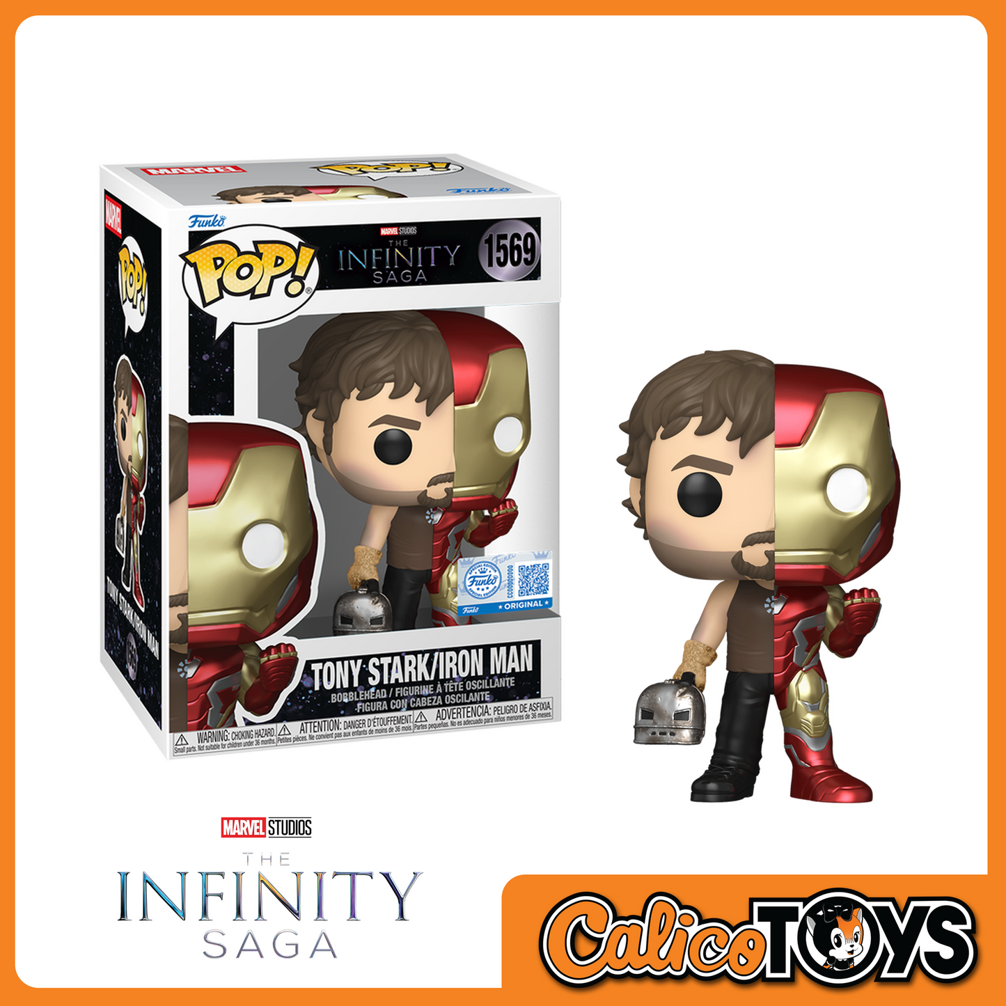 Funko POP! Marvel: The Infinity Saga - Tony Stark/Iron Man (Target Exclusive) #1569
