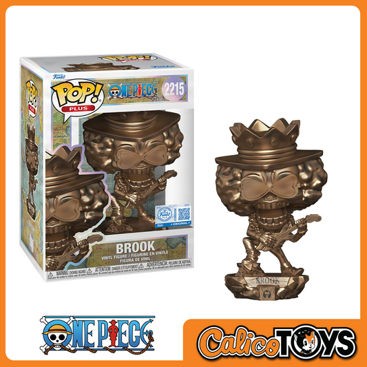 Funko POP! PLUS: Animation One Piece - Brook Statue Bronze (Funko Shop Exclusive) #2215