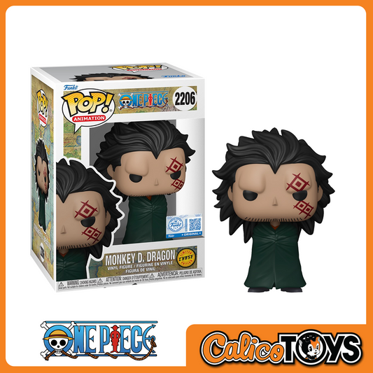 Funko POP! Animation: One Piece - Monkey D. Dragon CHASE (Chrono Toys Exclusive) #2206