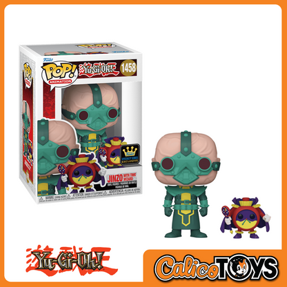 PRE-ORDER -  Funko POP! Games: Yu-Gi-O - Jinzo with Time Wizard (Specialty Series Exclusive) #1458
