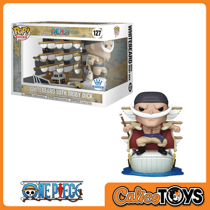PRE-ORDER - Funko POP! Rides: Animation: One Piece - Whitebeard with Moby Dick (Funko Shop Exclusive) #127