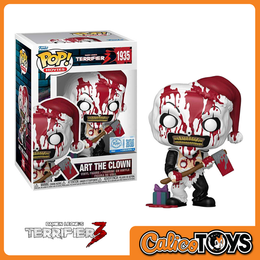 PRE-ORDER -POP! Movies: Terrifier 3 - Art the Clown Bloody (Hot Topic Exclusive) #1935