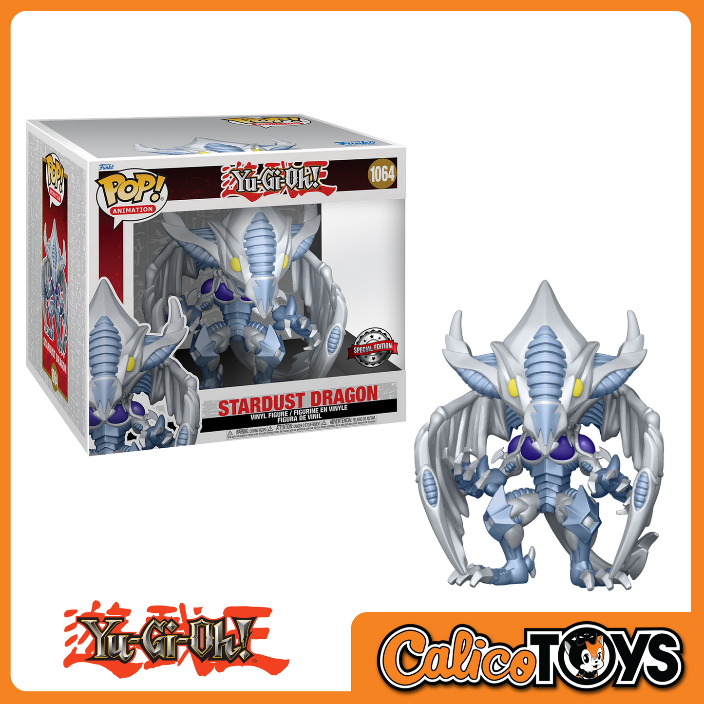 PRE-ORDER - Funko POP! Animation: Yu-Gi-Oh! - Stardust Dragon 6-Inch (Special Edition ) #1064