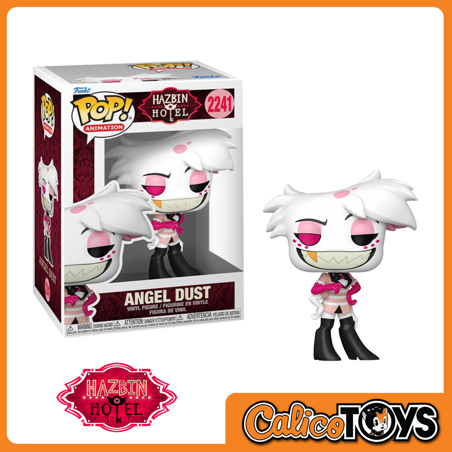 PRE-ORDER - POP! Animation: Hazbin Hotel - Angel Dust #2241