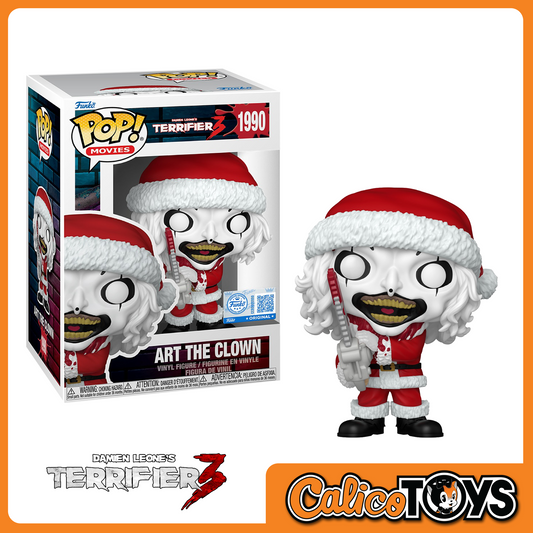 PRE-ORDER - Funko POP! Movies: Terrifier 3 - Art the Clown with Chainsaw Bloody (Funko Shop Exclusive) #1990