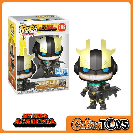 POP! Animation: My Hero Academia - Armored All Might Metallic #2182 (Gamestop Exclusive)