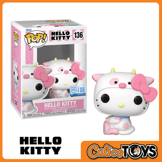 POP! Sanrio: Hello Kitty and Friends - Hello Kitty Cow Cosplay #136 (Funko Shop Exclusive)