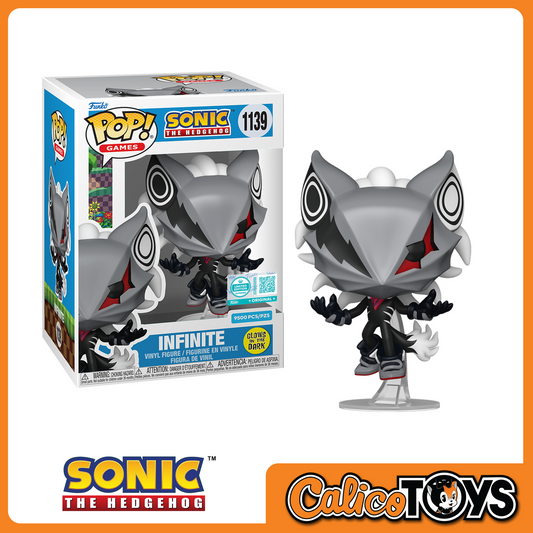 PRE-ORDER - POP! Games: Sonic the Hedgehog - Infinite  GITD Limited Edition Supreme 9500 (Funko Exclusive) #1139