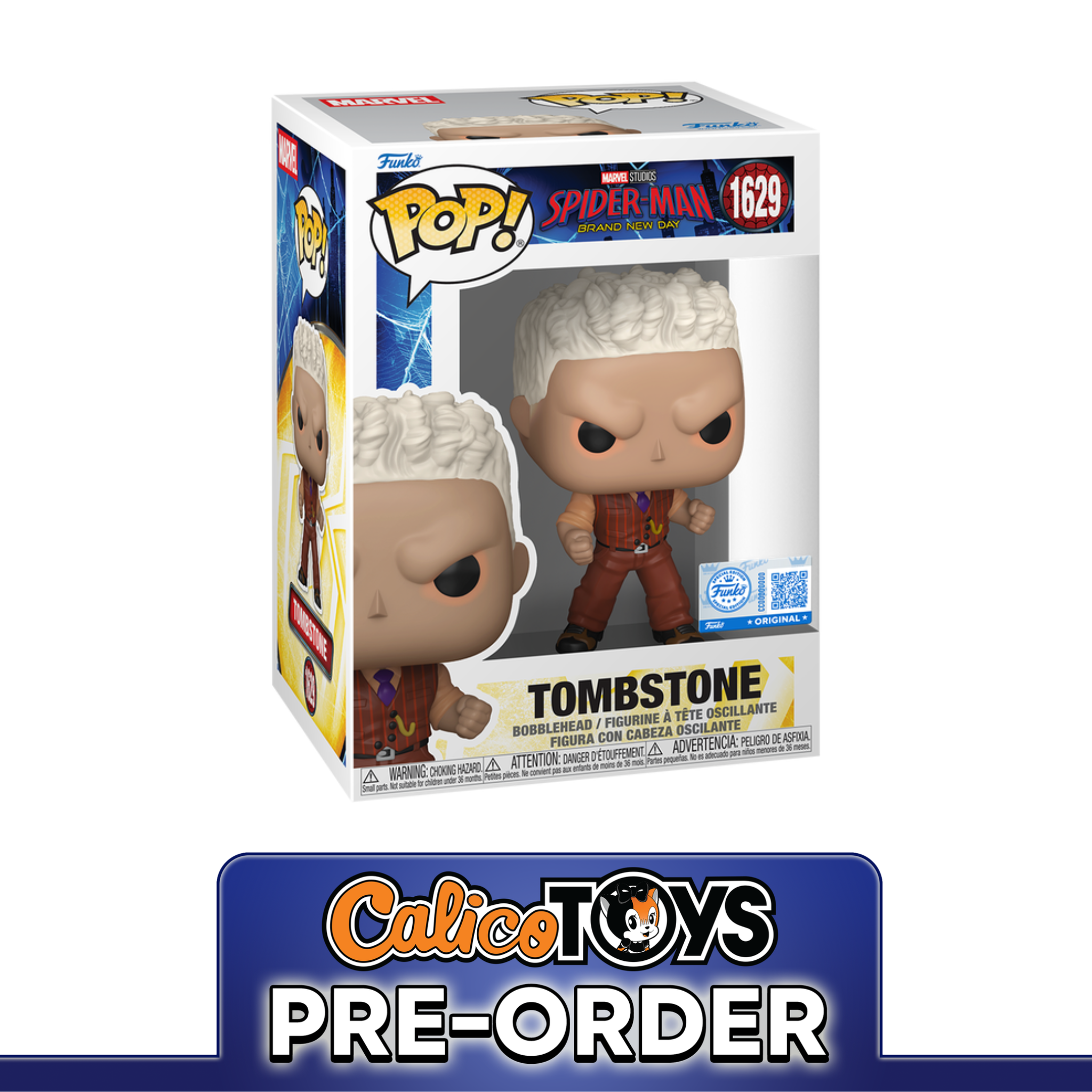 PRE-ORDER Funko POP! Marvel: Spiderman - Tombstone #1629 (Funko Shop Exclusive)
