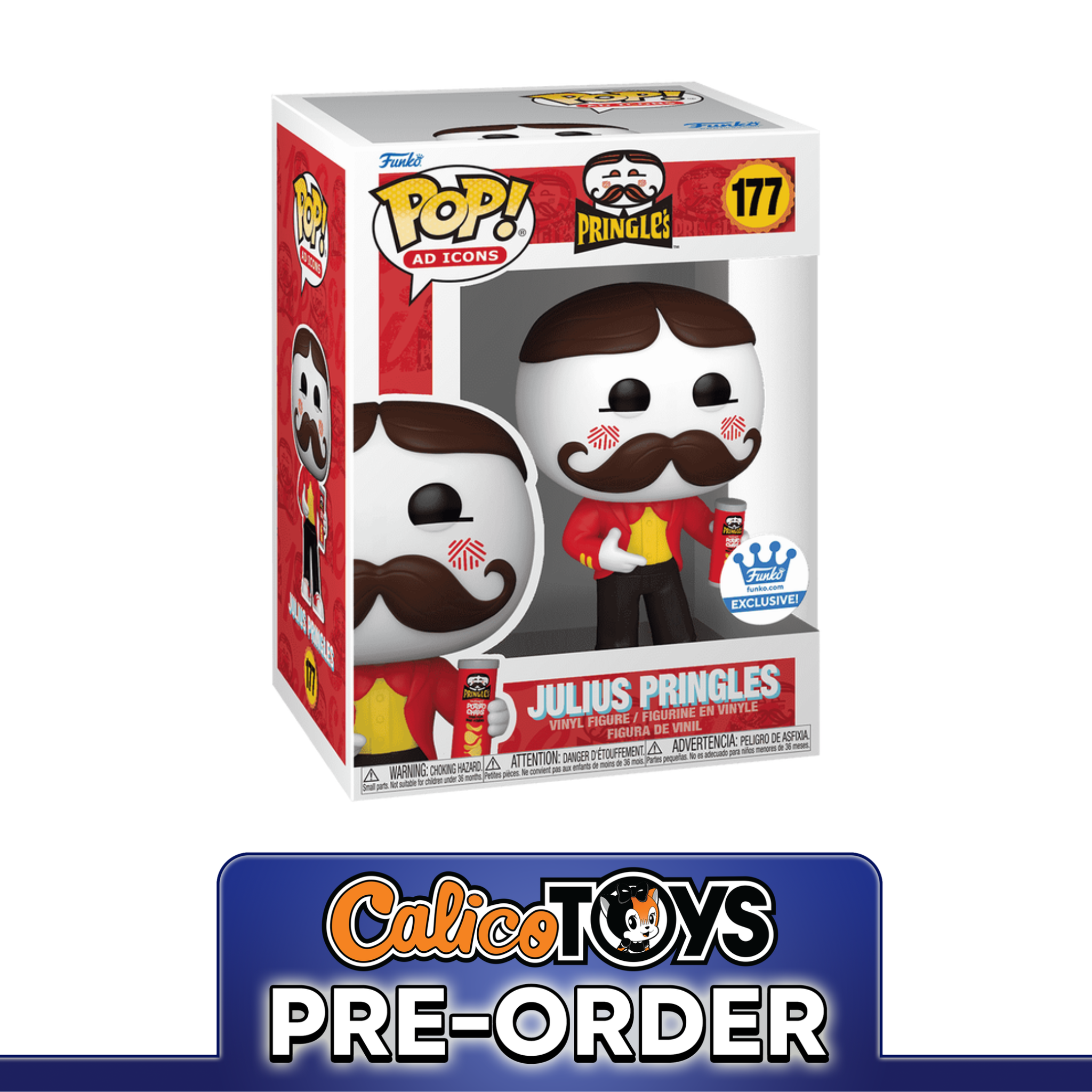 PRE-ORDER Funko POP! Ad Icons: Julius Pringles #177 (Funko Shop Exclusive)