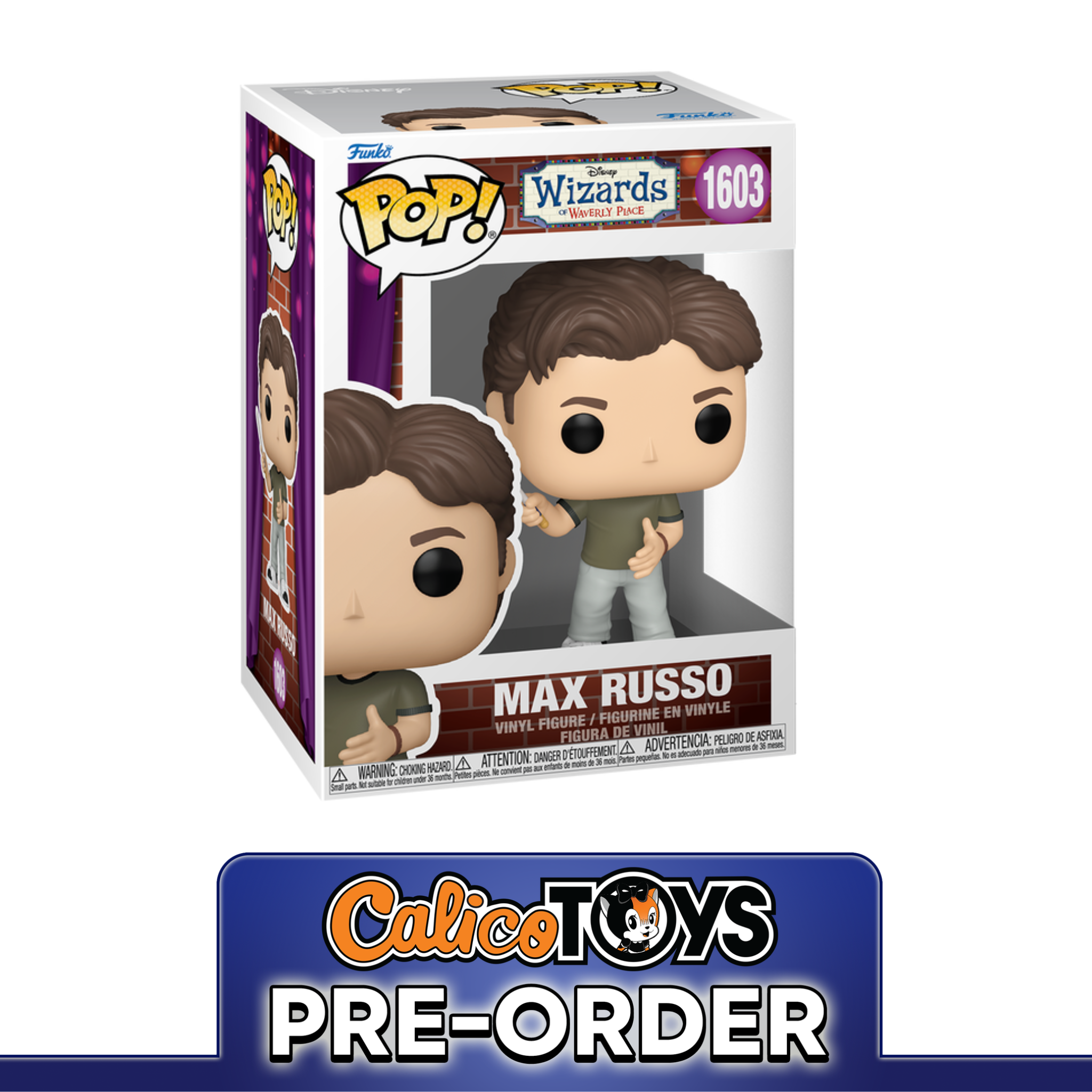 PRE-ORDER Funko POP! Disney: Wizards of Waverly Place - Max Russo #1603