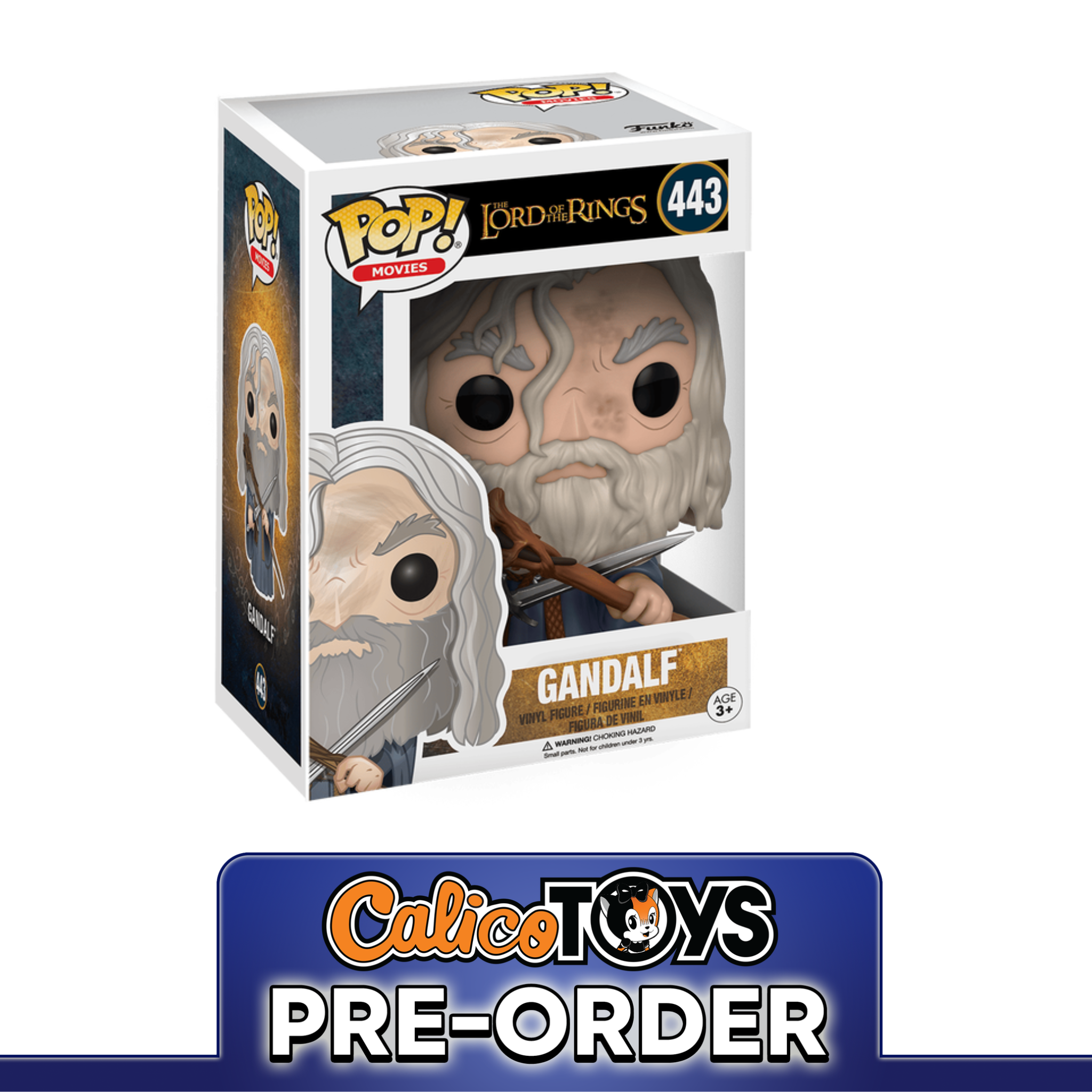 PRE-ORDER Funko POP! Movies: The Lord of the Rings - Gandalf with Sword #443