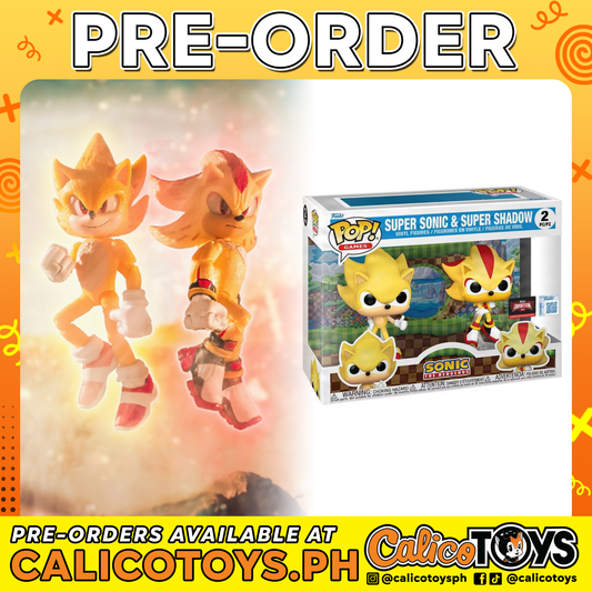 PRE-ORDER - POP! Games: Sonic The Hedgehog - Super Sonic & Super Shadow 2-Pack (Target Con Exclusive)