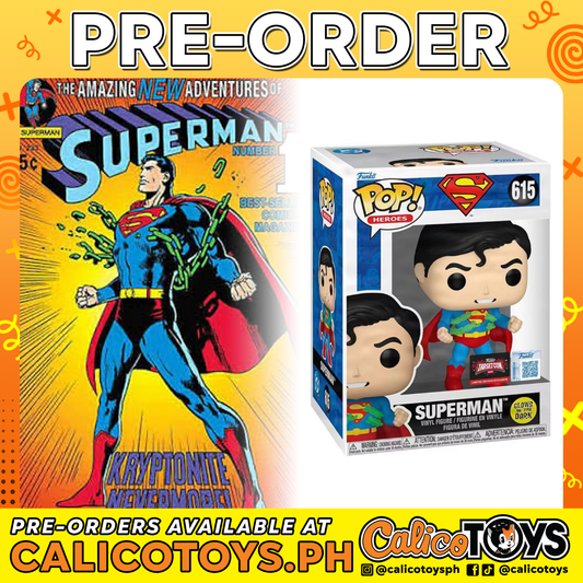PRE-ORDER - POP! DC: Multiverse -  Superman GITD #615  (Target Con Exclusive)