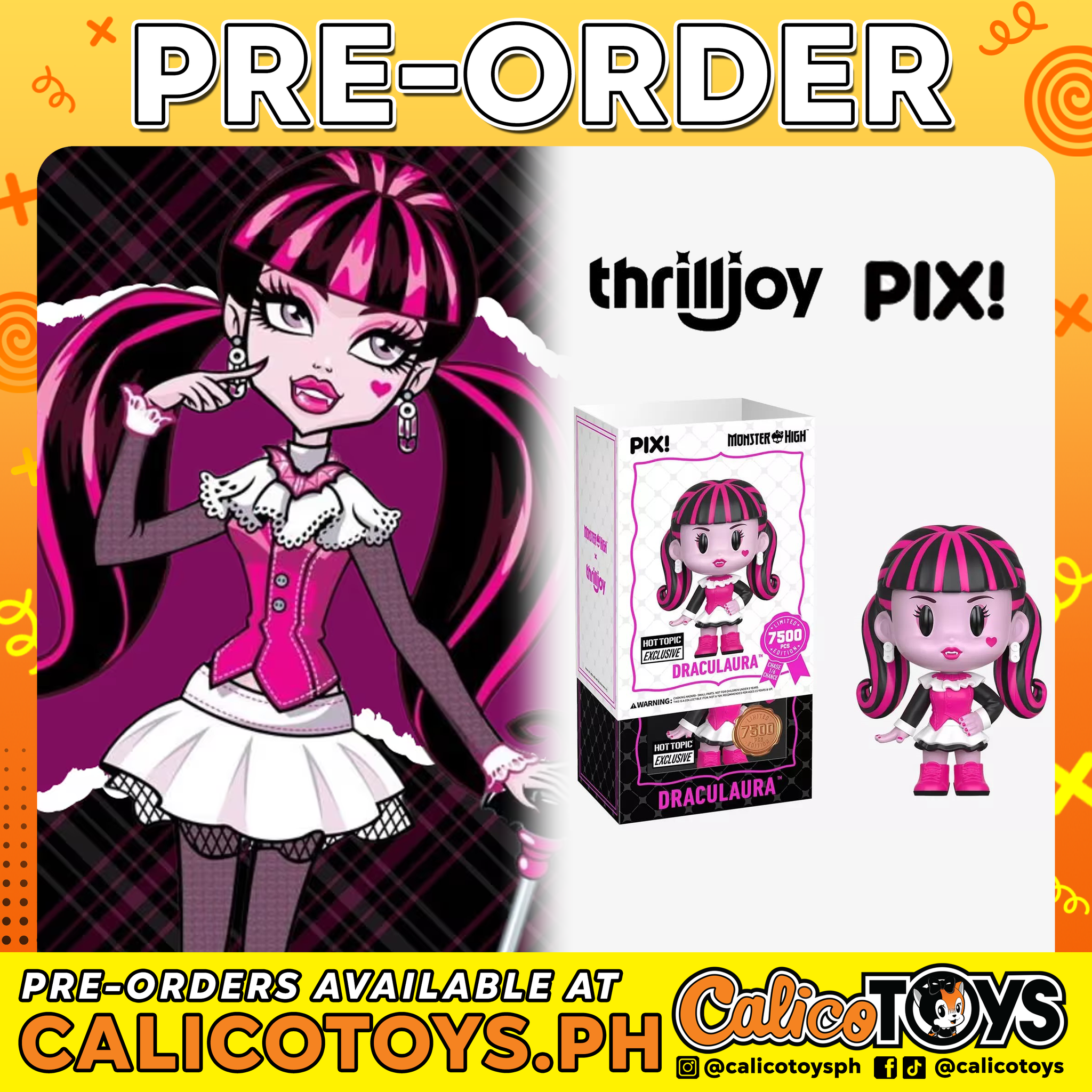 ThrillJoy Pix! - Draculaura LE7500 (Hot Topic Exclusive)