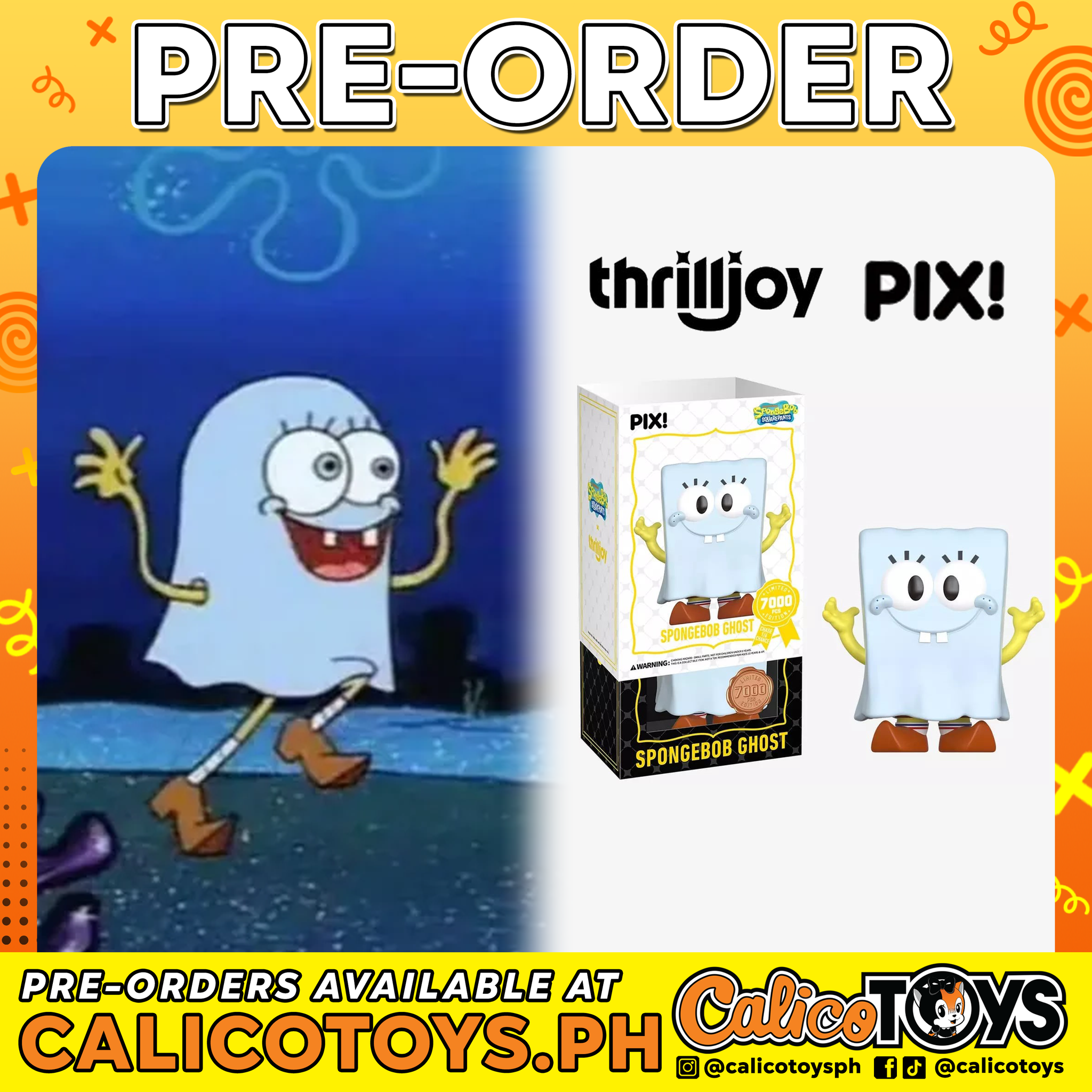 ThrillJoy Pix! - Spongebob Ghost LE7000