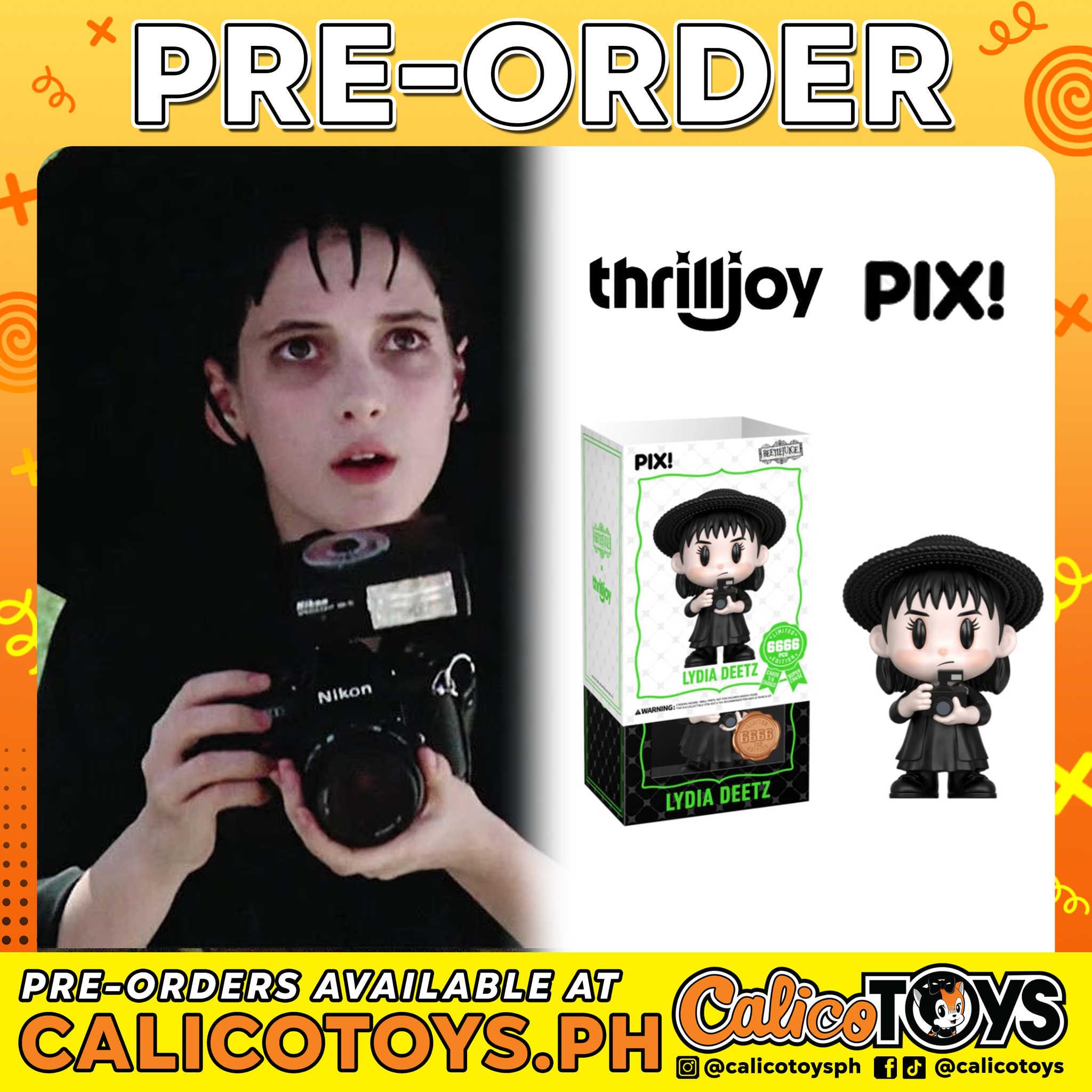 PRE-ORDER - ThrillJoy Pix! - Lydia Deetz LE6666