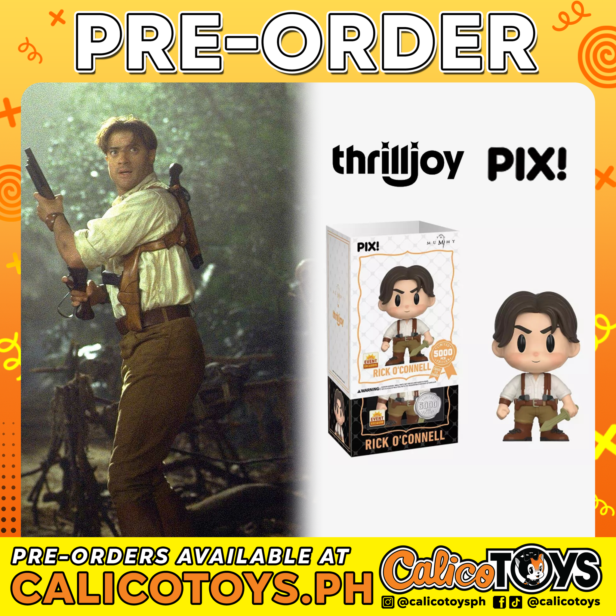 PRE-ORDER - ThrillJoy Pix! - Rick O'Connell LE5000 (Event Exclusive)