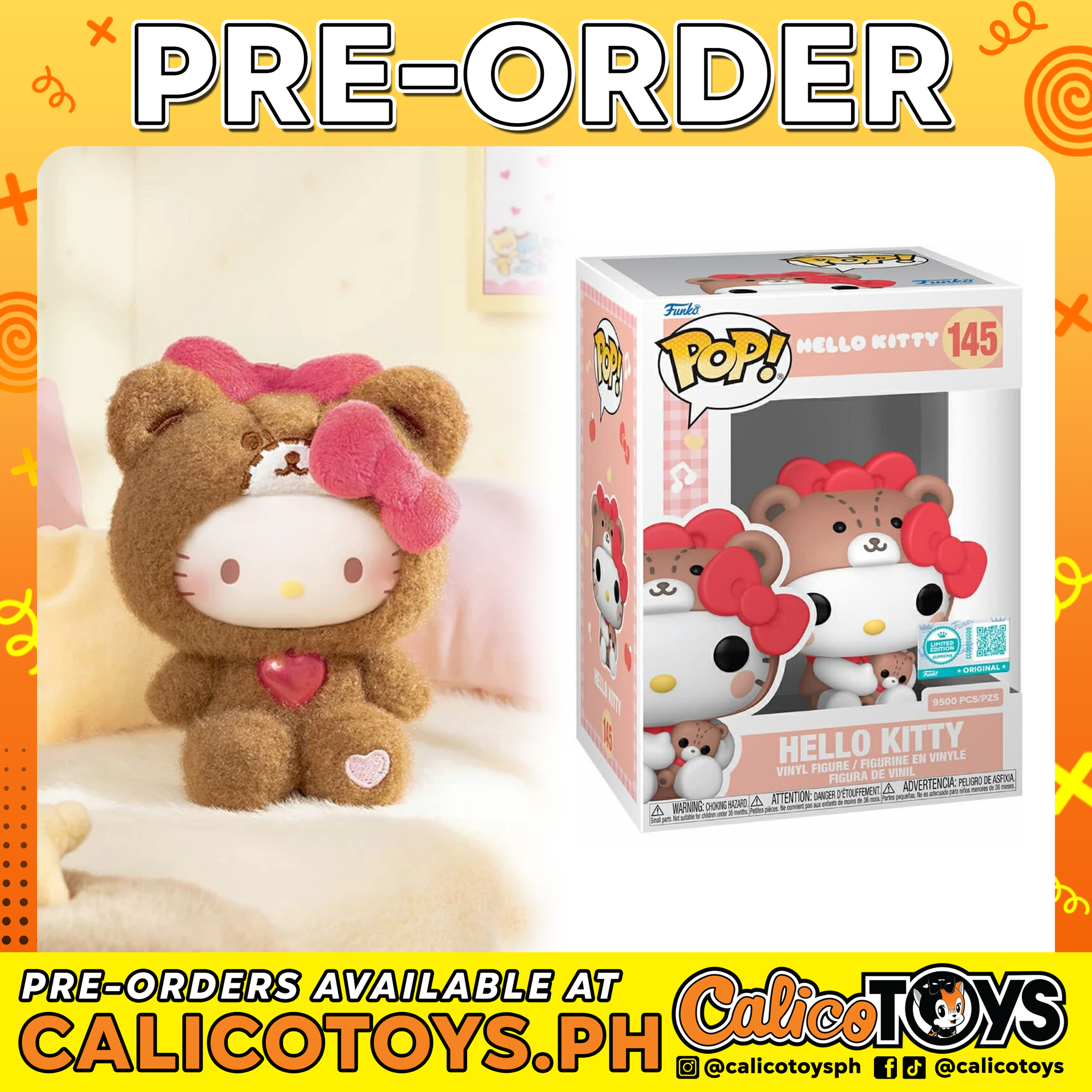 PRE-ORDER - POP! Hello Kitty - Hello Kitty LE9500 #145 (Bam Exclusive)