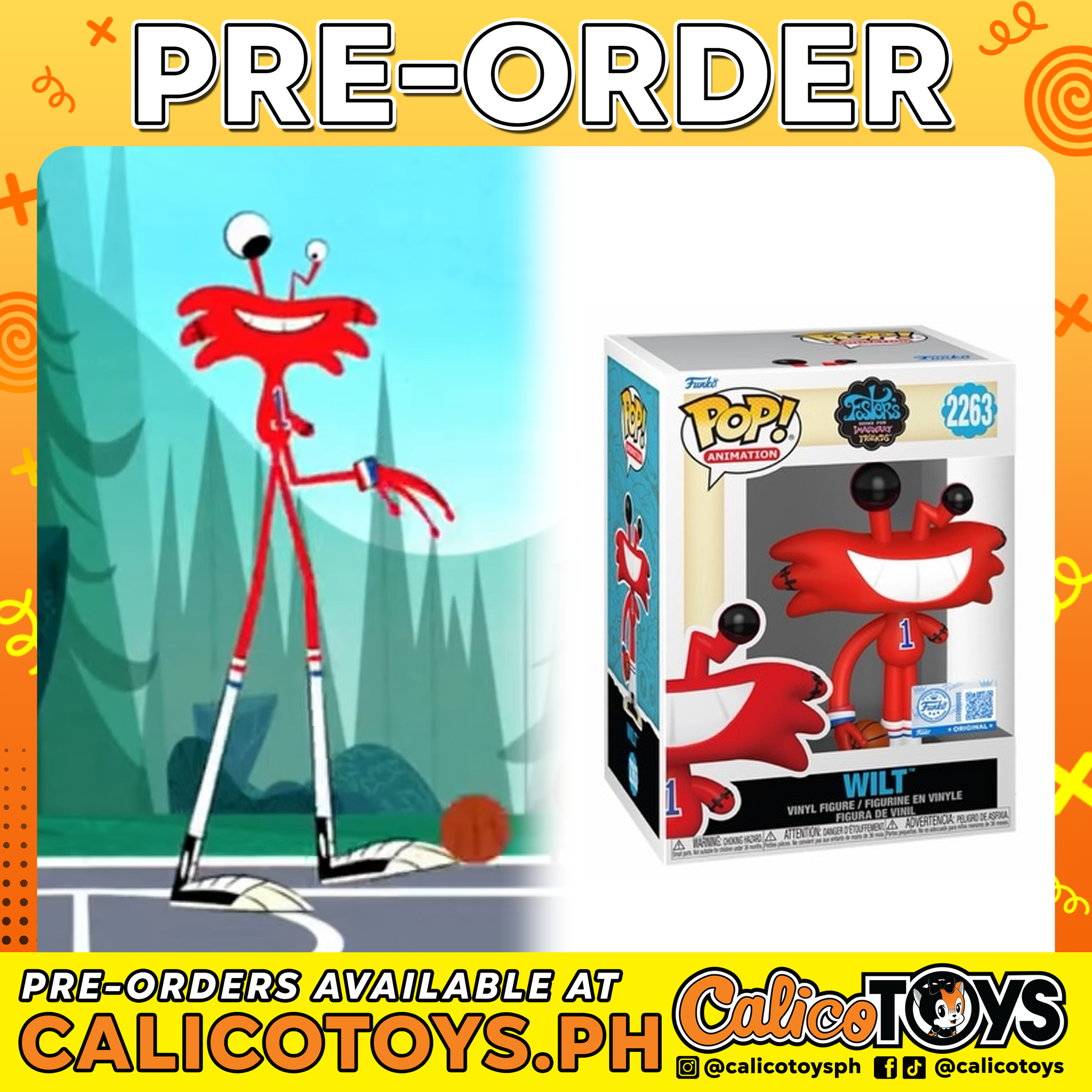 PRE-ORDER - POP! Animation: Foster's Home for Imaginary Friends - Wilt #2263 (Funko Shop Exclusive)