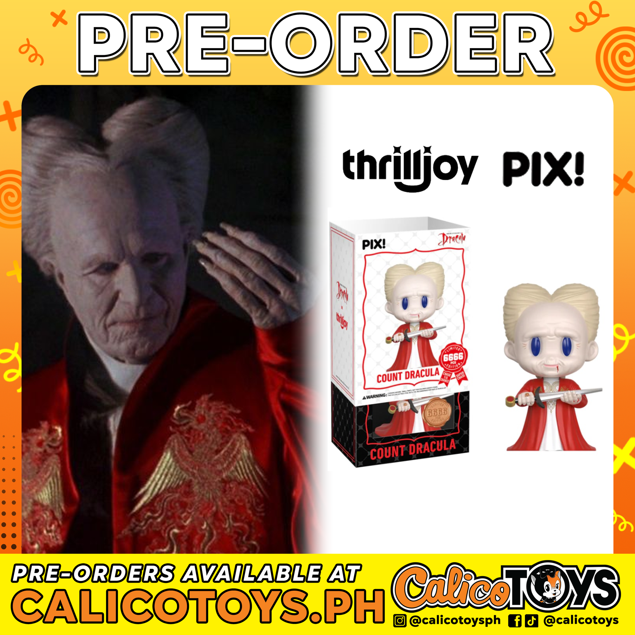 PRE-ORDER - ThrillJoy Pix! - Count Dracula LE6666