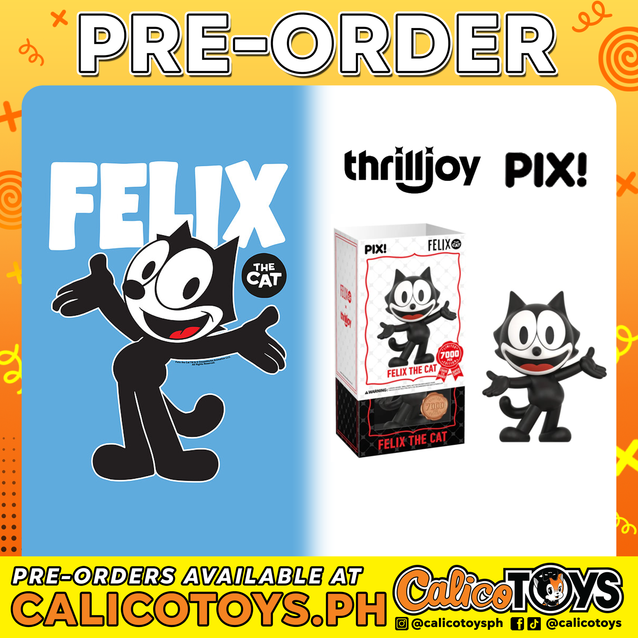 PRE-ORDER - ThrillJoy Pix! - Felix The Cat LE7000