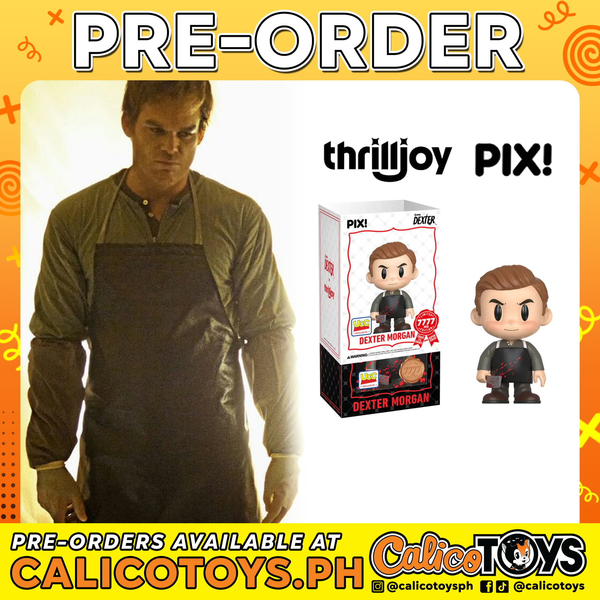 PRE-ORDER - ThrillJoy Pix! - Dexter Morgan LE7777 (UCC Exclusive)