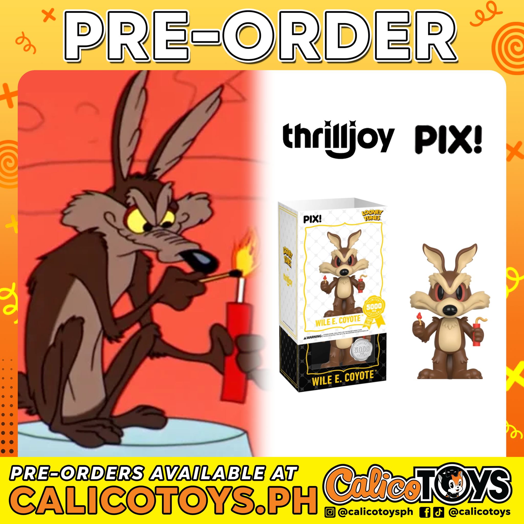 PRE-ORDER - ThrillJoy Pix! - Wile E. Coyote LE5000