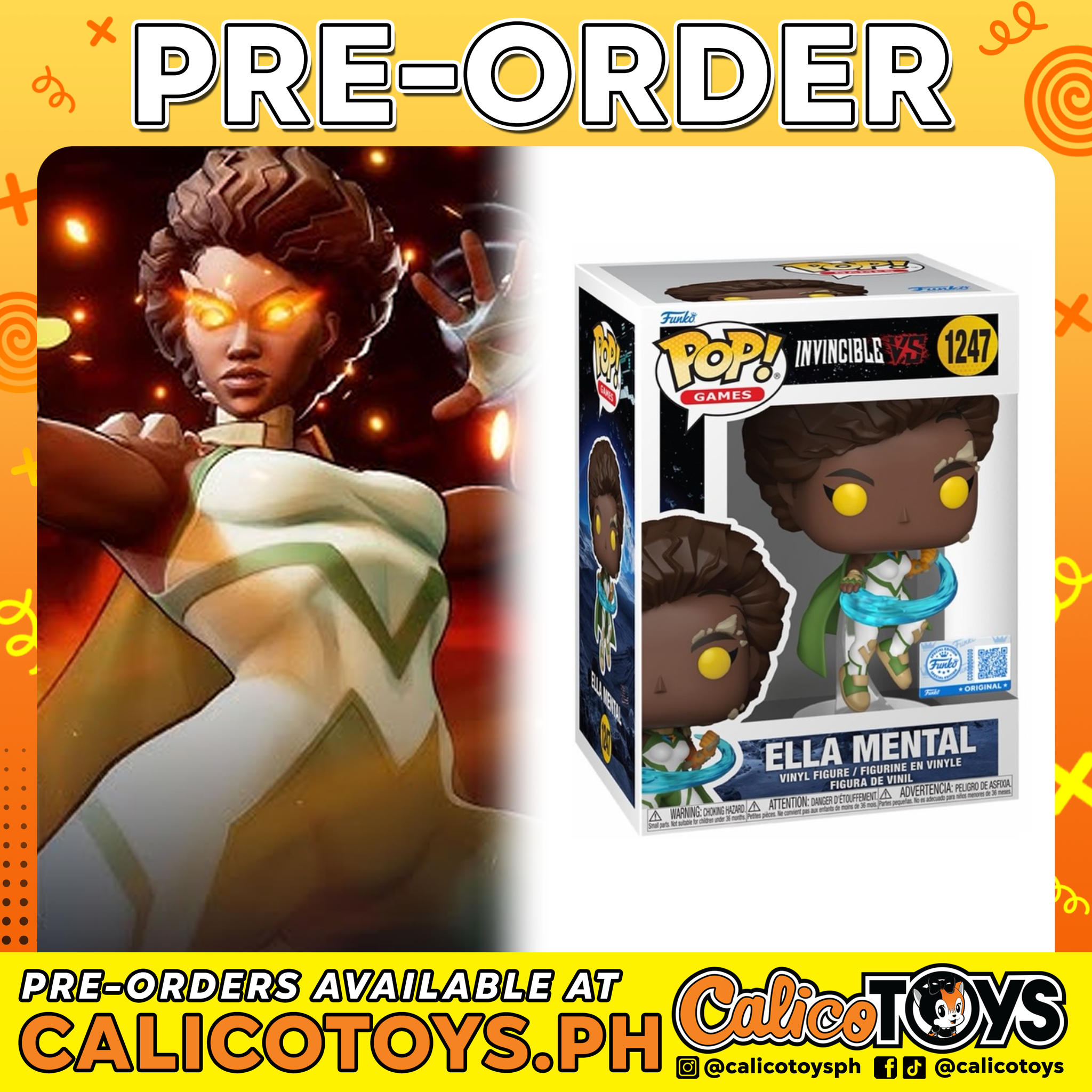 PRE-ORDER - POP! Games: Invincible VS -Ella Mental #1247 (Funko Shop Exclusive)