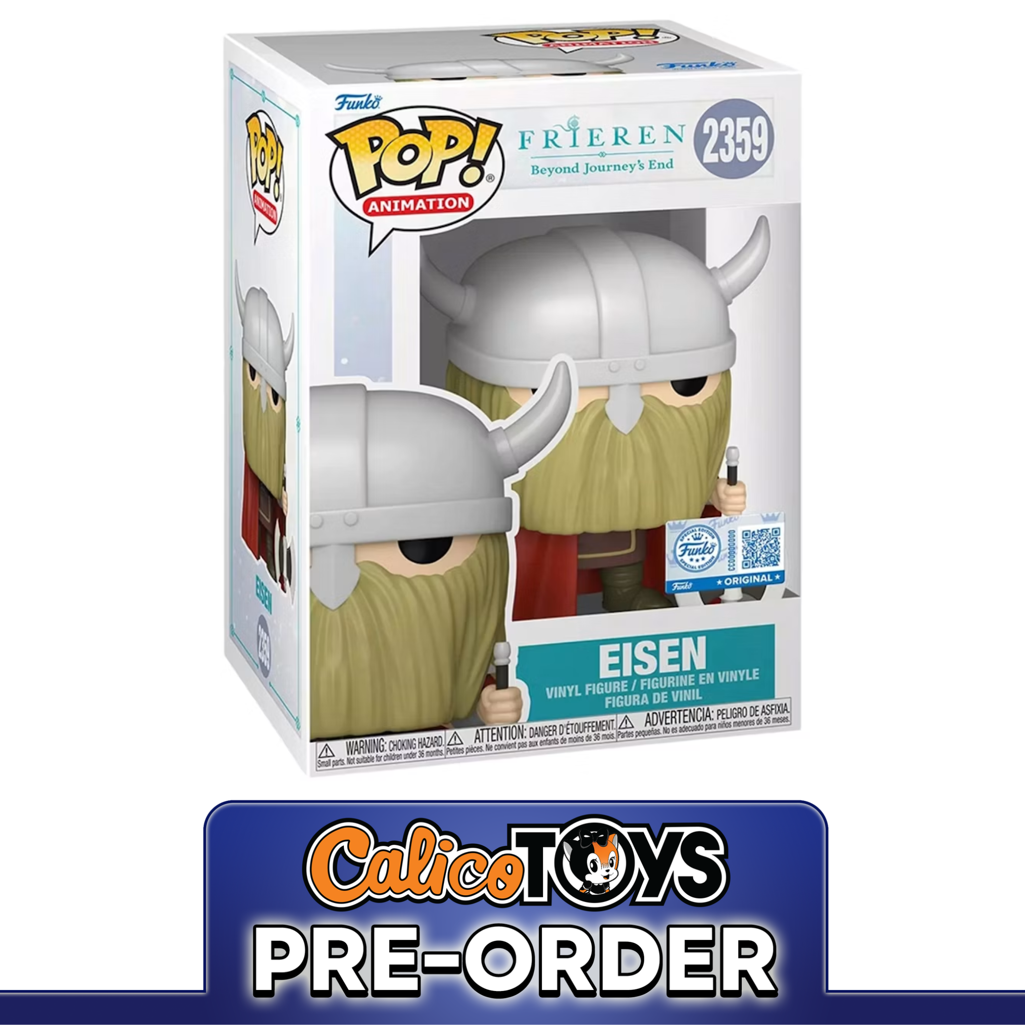 PRE ORDER Funko POP! Animation: Frieren: Beyond Journey's End - Eisen #2359 (Specialty Series)