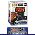 PRE ORDER Funko POP! Star Wars: The Clone Wars – Darth Maul with Darksaber #450 (Chalice Collectibles Exclusive)