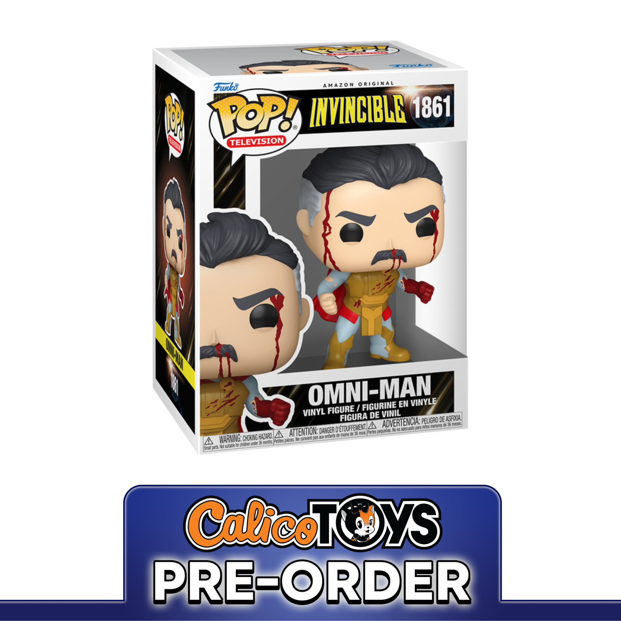 PRE-ORDER Funko POP! Television: Invincible - Omini-Man Armor Bloody #1861