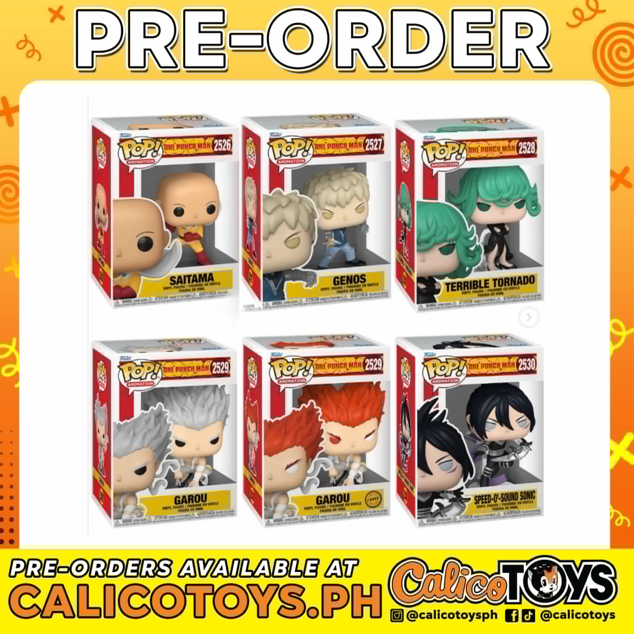 PRE-ORDER Funko POP! Animation: One Punch Man