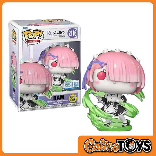 Funko POP! Plus: Re:Zero - Ram GITD (Funko Shop Exclusive) #2116